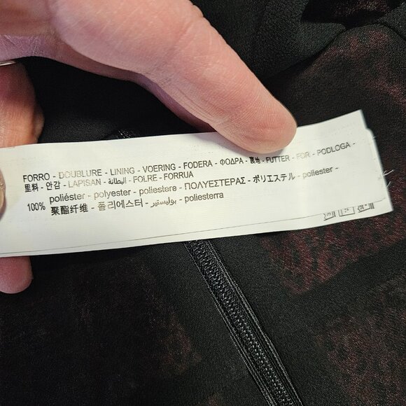 NWT ZARA Mini Dress in red print size m - Picture 13 of 16